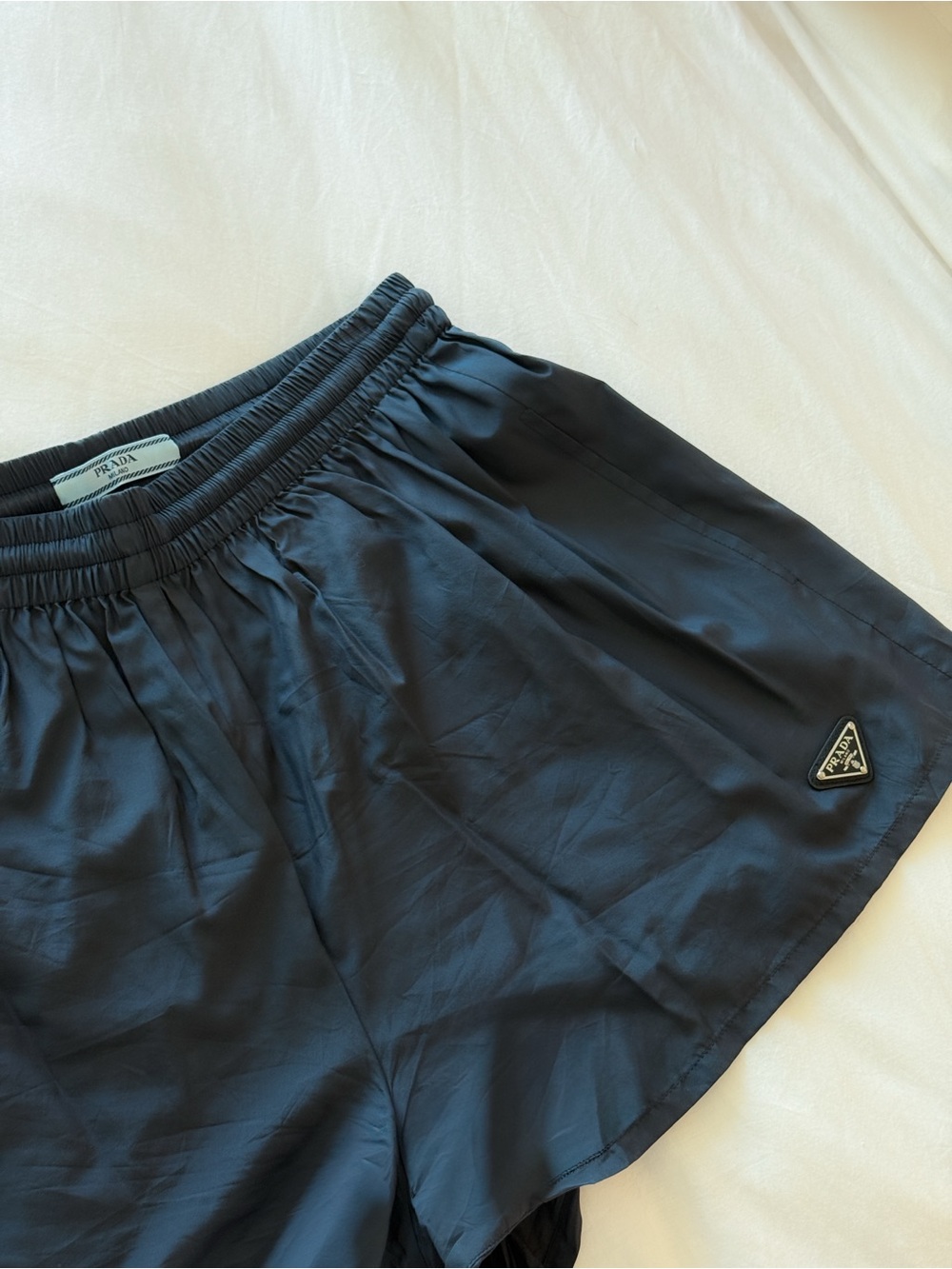 Prada Nylon Navy Shorts - Picture 3 of 6